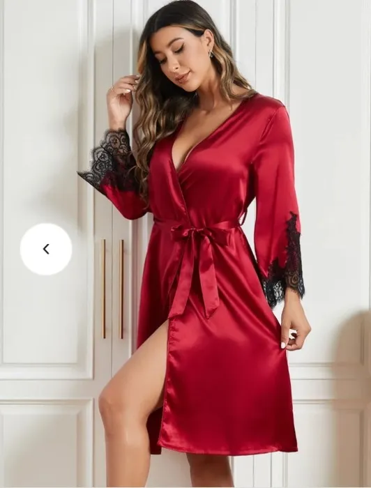 Silk robe