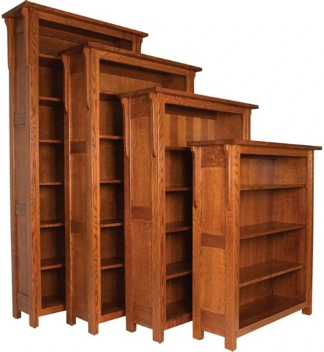 Heritage Amish Mahogany Bookshelf