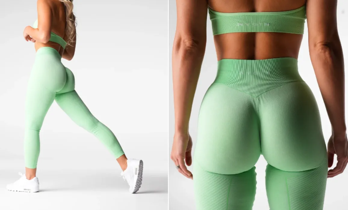 NVGTN Leggings - Pistachio (Figure Seamless)