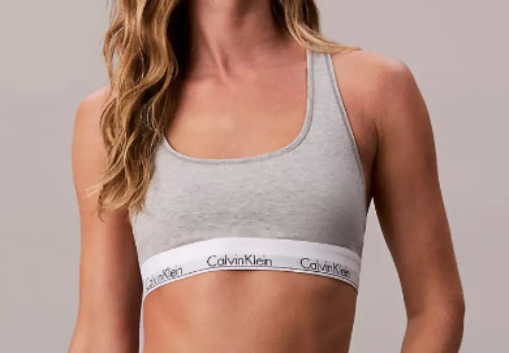 Calvin Klein - Icon Modal Unlined Bralette / Grey