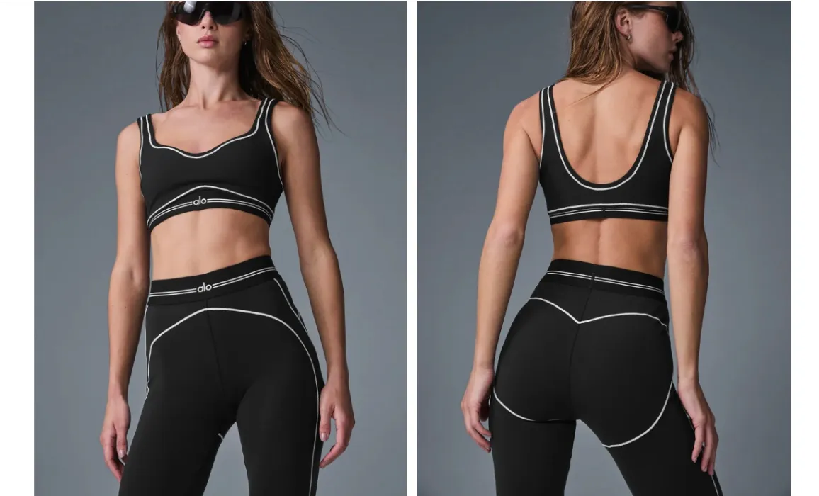 ALO Bra - Airbrush Heart Throb Bra (only bra!)