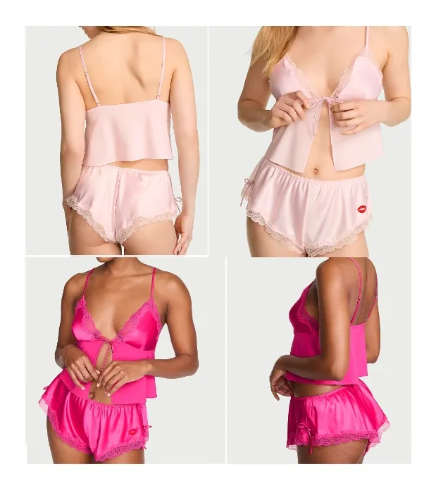 Victoria's Secret 1 set (you can choose the color) - Tease Satin & Chiffon Flyaway Cami Set