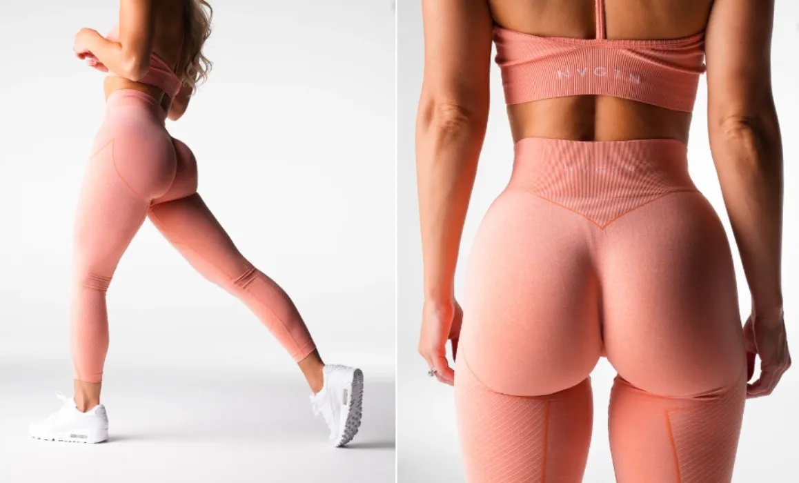 NVGTN Leggings - Peach (Figure Seamless)