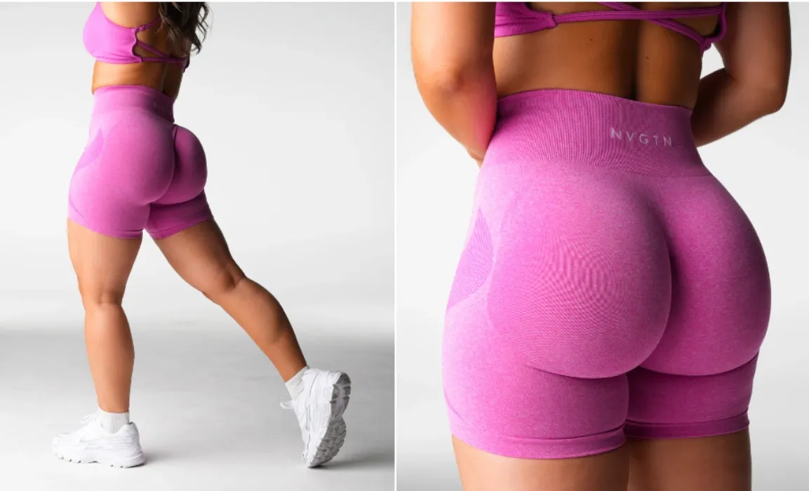 NVGTN Shorts - Pink (Motion Seamless)