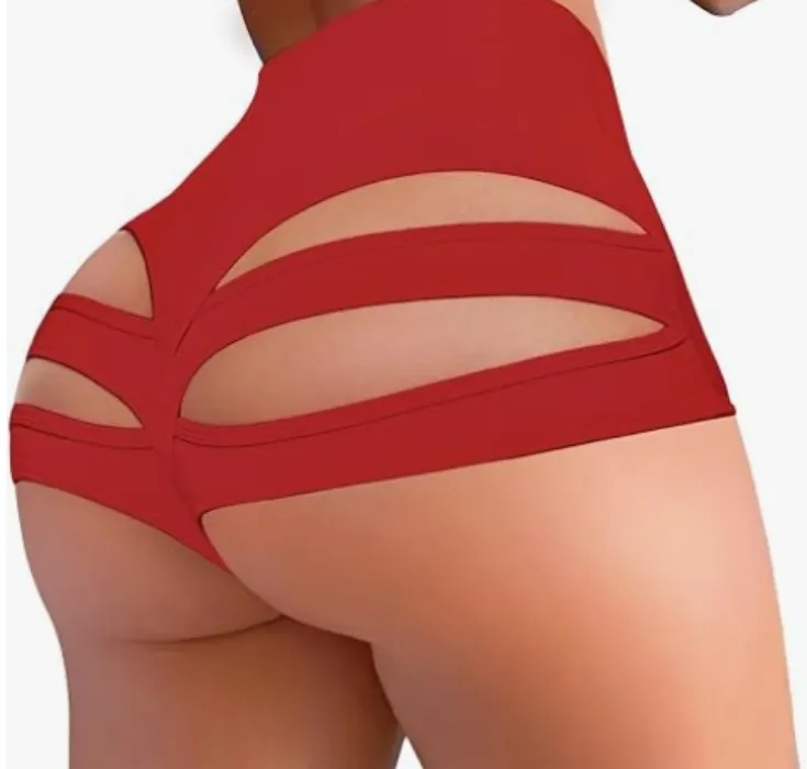 Red boo.ty shorts