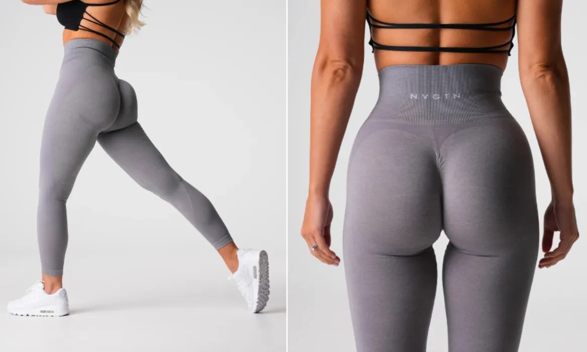 NVGTN Leggings - Grey (Contour 2.0 Seamless Leggings)