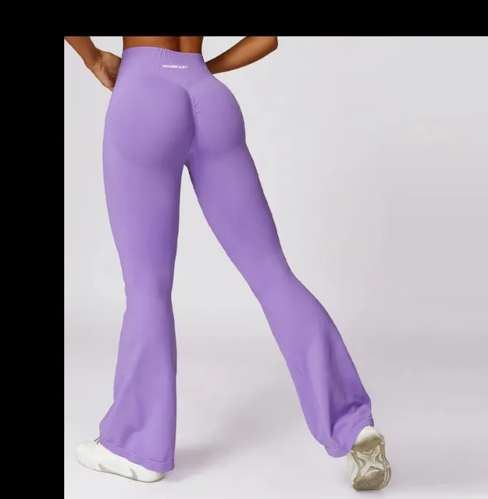 MiniBeast Flare Leggings - Lilac (Aurora Leggings V2)