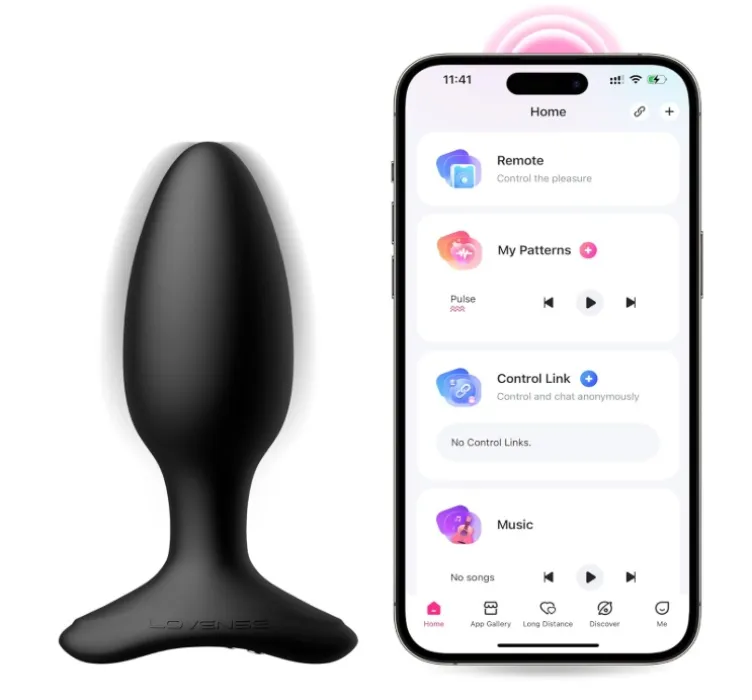 Vib..rating Plug with Remote Control