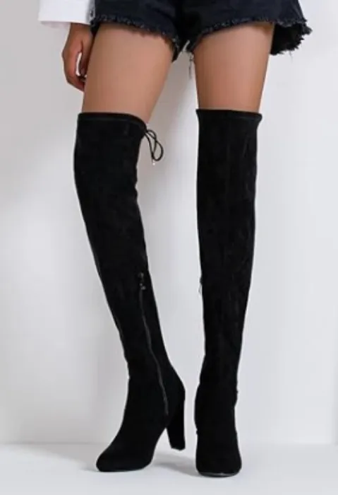 High heel boots - Over the knee