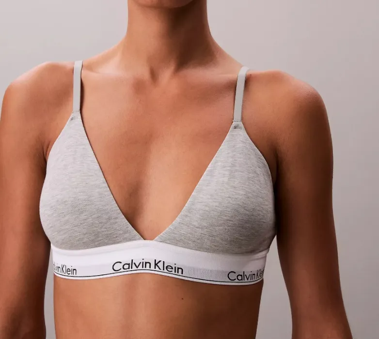 Calvin Klein - Icon Triangle Bralette / Grey