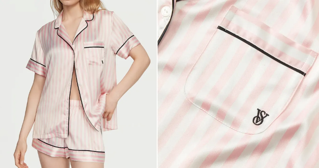 Victoria's Secret - Signature Satin Short Pajama Set