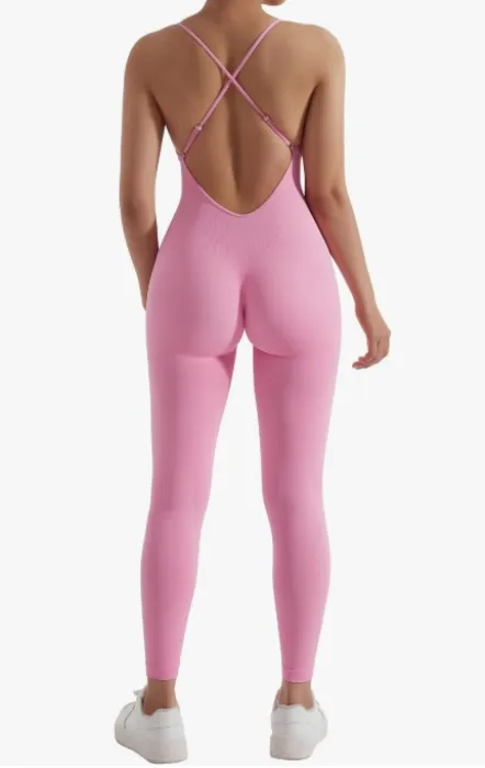 Jumpsuit One Piece - Pink