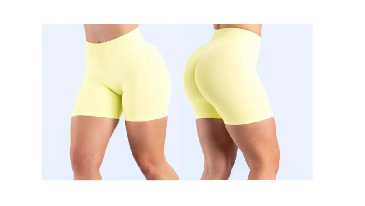 DFYNE Shorts - Light Yellow