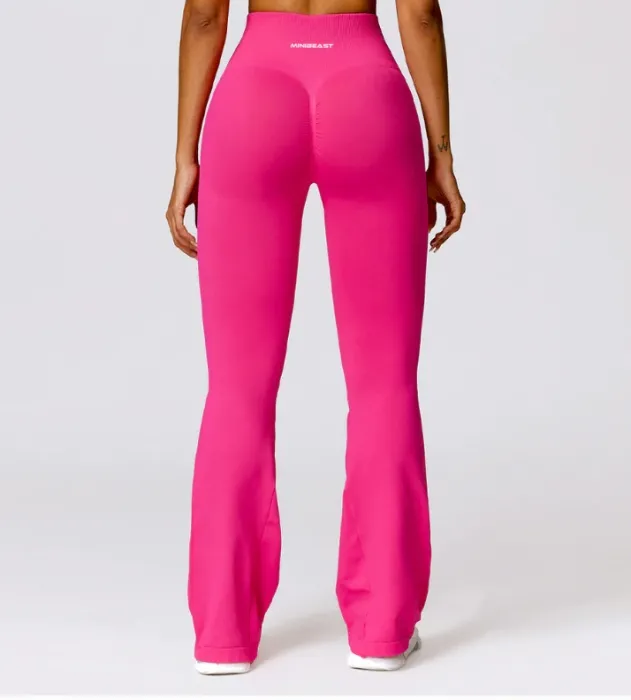 MiniBeast Flare Leggings - Pink (Aurora Leggings V2)