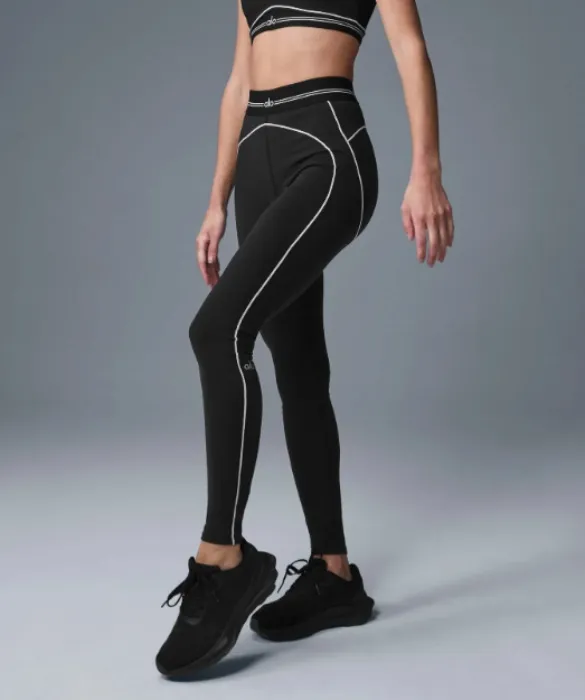 ALO Leggings - Airbrush High-Waist Heart Throb Legging