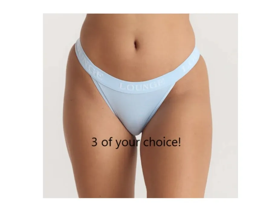 LOUNGE Panties - set of 3!