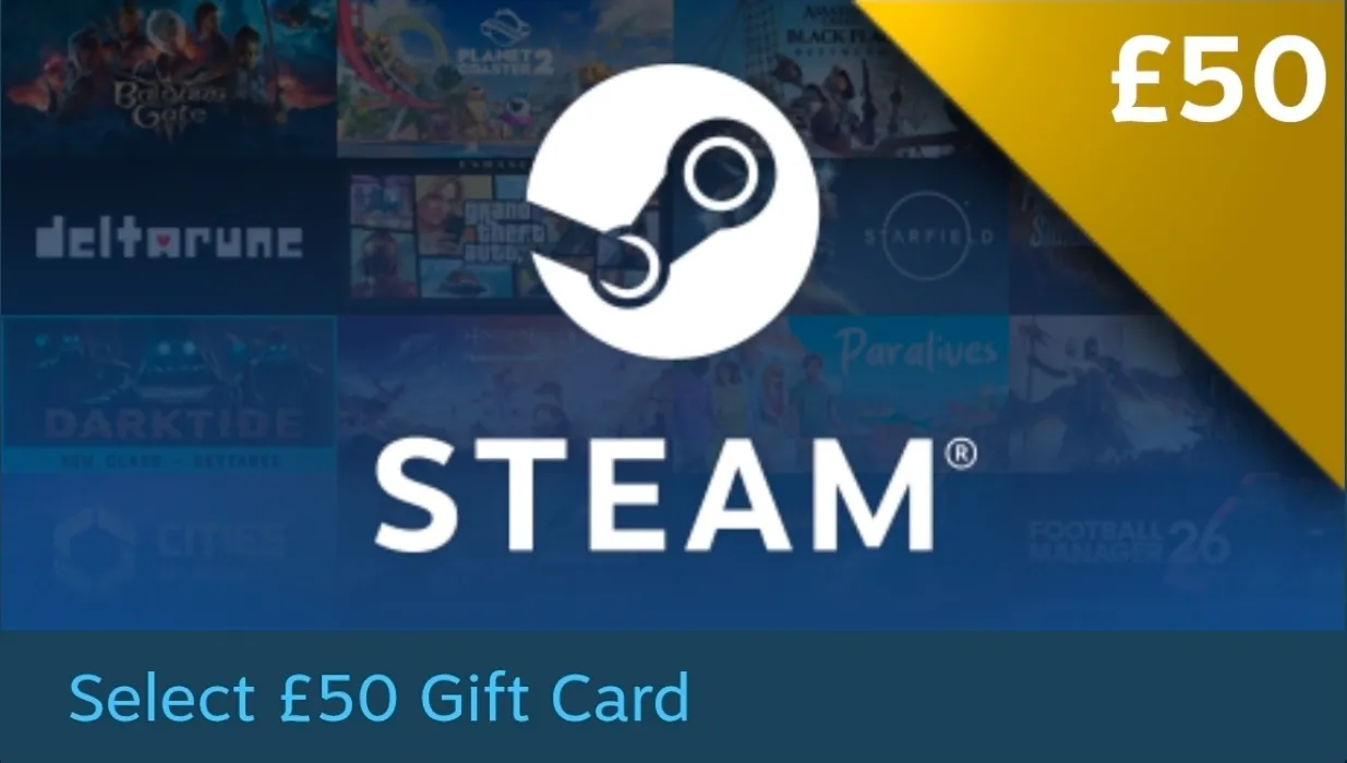 £50 Steam Gift Card