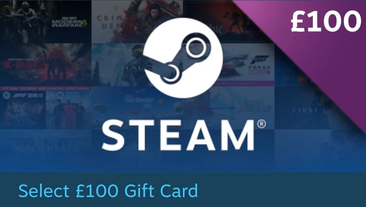 £100 Steam Gift Card 