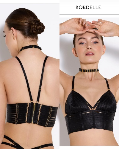 Signature Crop Top Bra | Black / L | 4