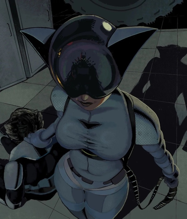 Absolute catwoman helmet+muzzle