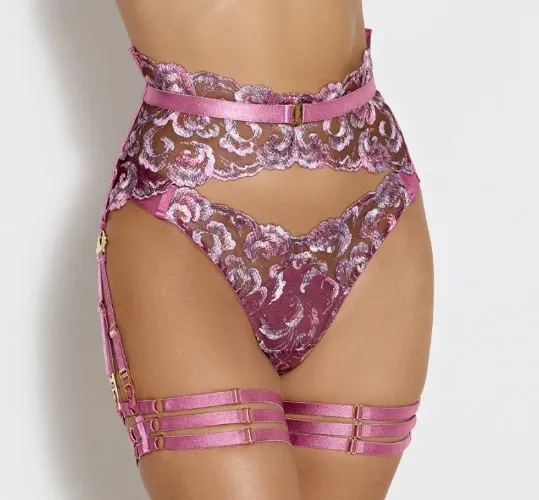 Bordelle siren suspender and garters