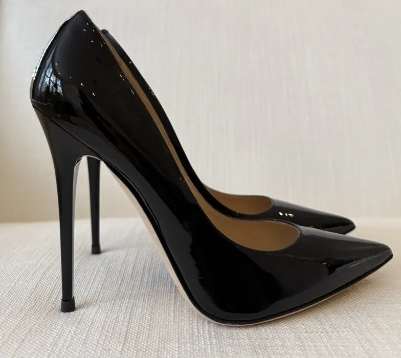 Jimmy Choo Anouk Patent Leather Heels