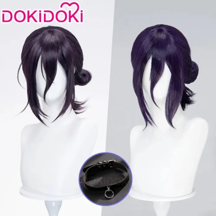 DokiDoki Manga Chainsaw Man Reze Coslay Wig Women Purple Halloween Chainsawman | Reze-PRESALE