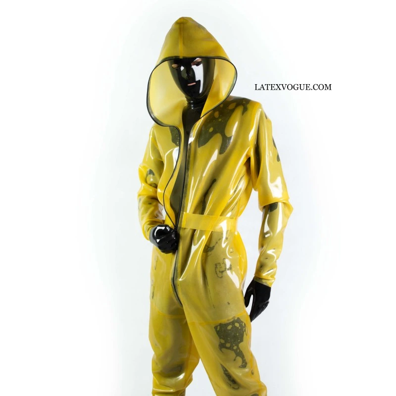 Loose latex jumpsuit GAVIN