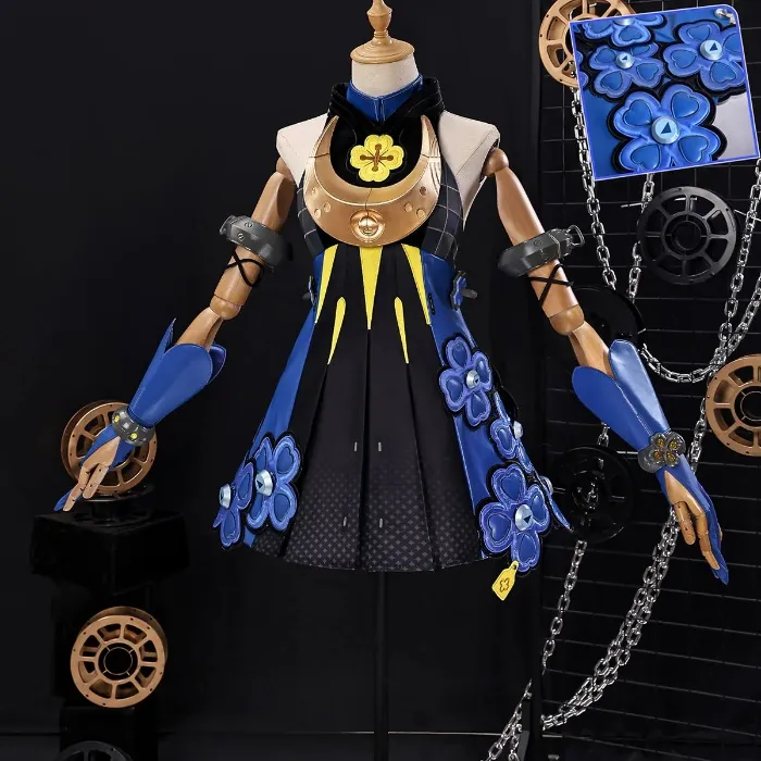 【Nekocos】Game Zenless Zone Zero Cosplay Dracaene Sunbringer Cosplay Costume | Custom-Tailor - Full Set / 2XL