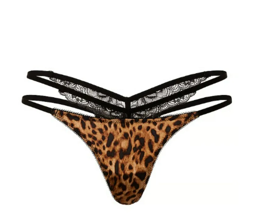 VS Lace Leopard Panty 