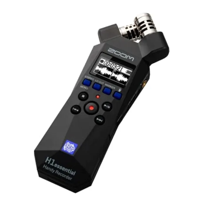 zoom h1essential field recorder + sd card