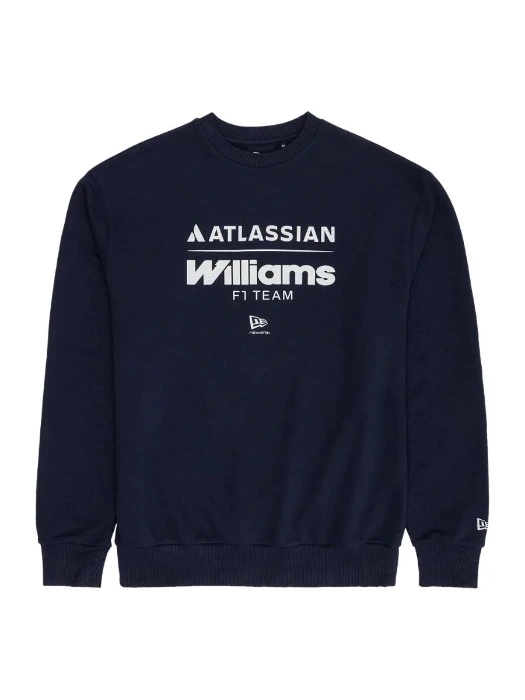 2026 Mens Essentials Oversized Crew Size M | Atlassian Williams F1 Team