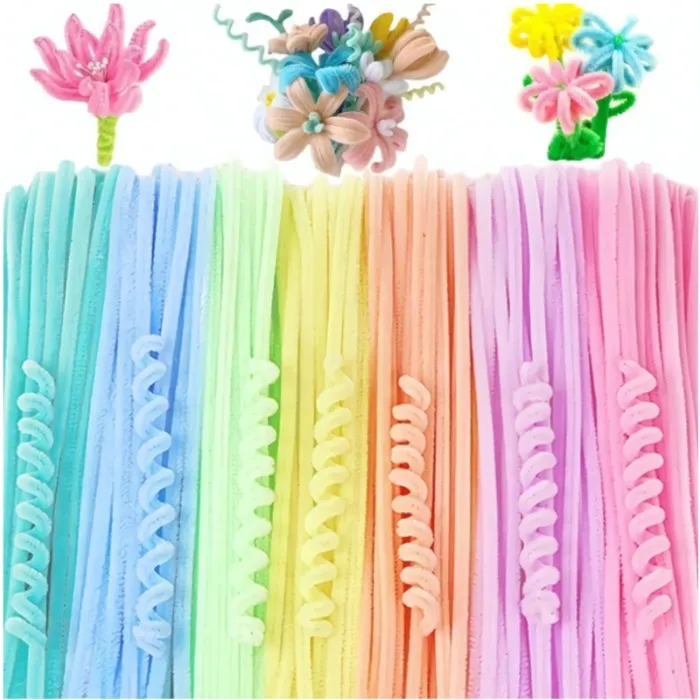 PCS Chenille Stems Crafts, Pipe Cleaners S, Thick Pipe Cleaners, Arts Crafts