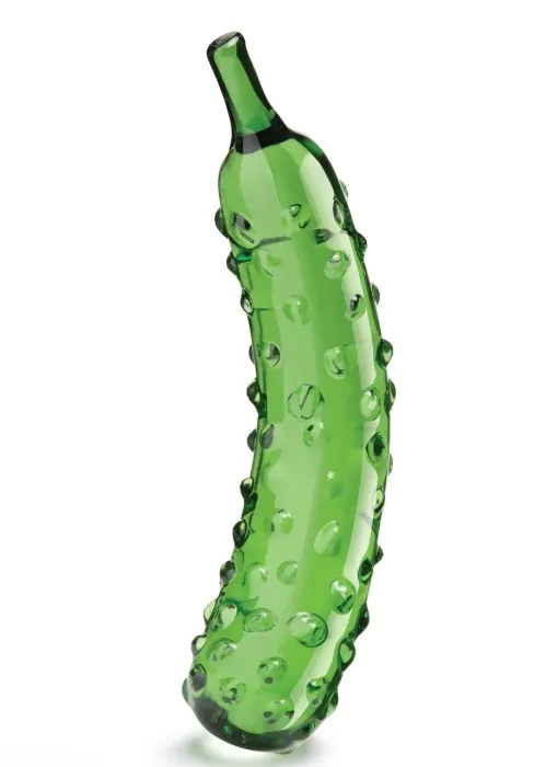 glass cucumber/pickle toy