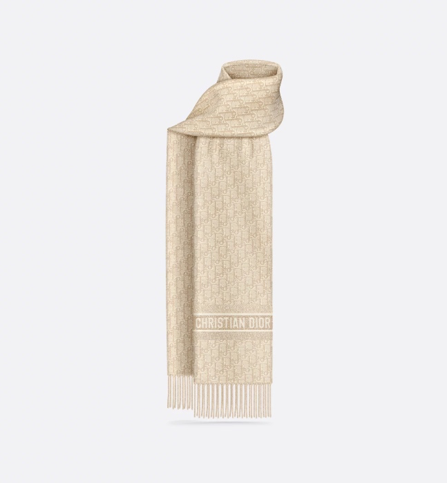 Dior Oblique Natte Scarf