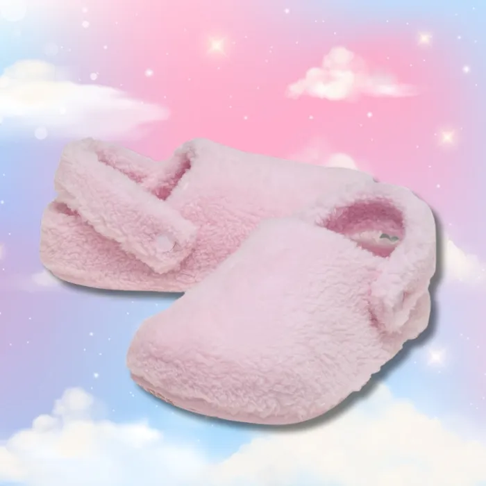 Crocs Unisex-Adult Classic Cozzzy Slipper, Fuzz Lined House Slippers for Women and Men - 8 Women/6 Men - Pink Milk
