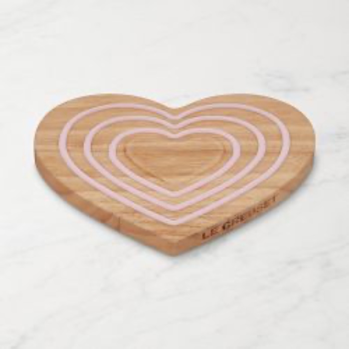 Le Creuset Heart Shaped Magnetic Wooden Trivet