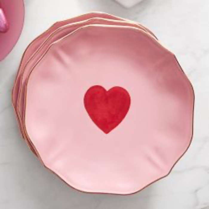 Sweetheart Dessert Plates