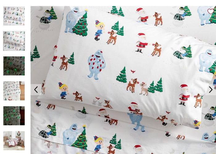 Rudolph® Glow-in-the-Dark Sheet Set
