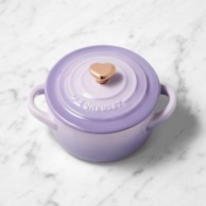 Le Creuset Mini Cocotte with Heart Knob, 8-oz