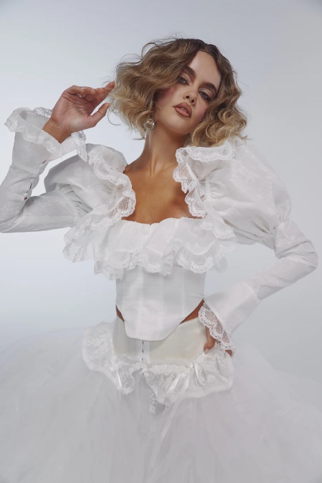 The Ivory Coquette Corset XXS