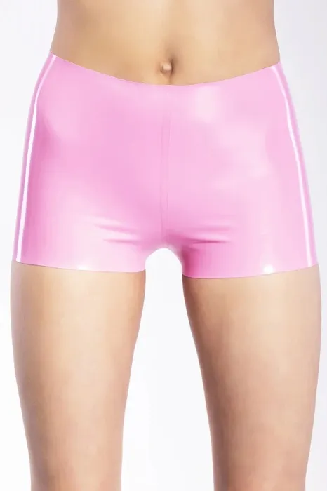 Black Latex Shorts