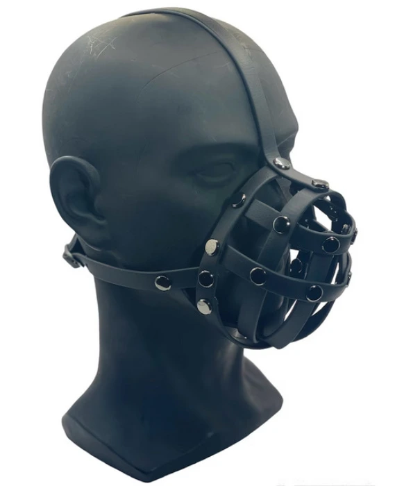Black Biothane Muzzle