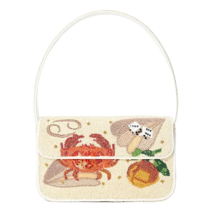 Staud Cancer zodiac vegan leather handbag