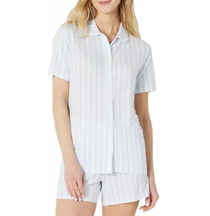 Soft Blue Striped Pyjamas