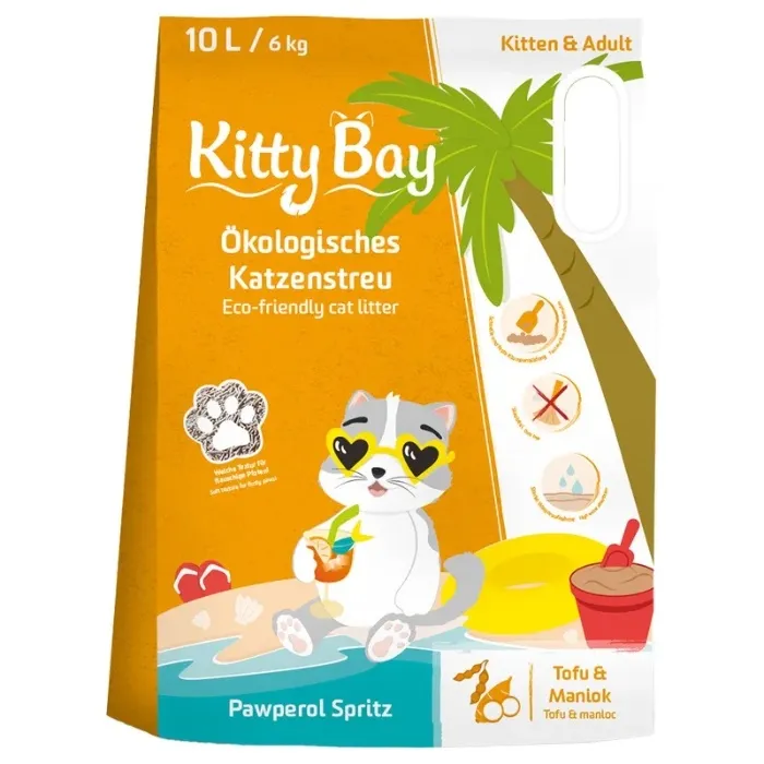 KittyBay Pawperol Spritz Tofu & Cassava Cat Litter