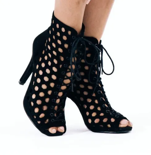 Suede Dance Heels 