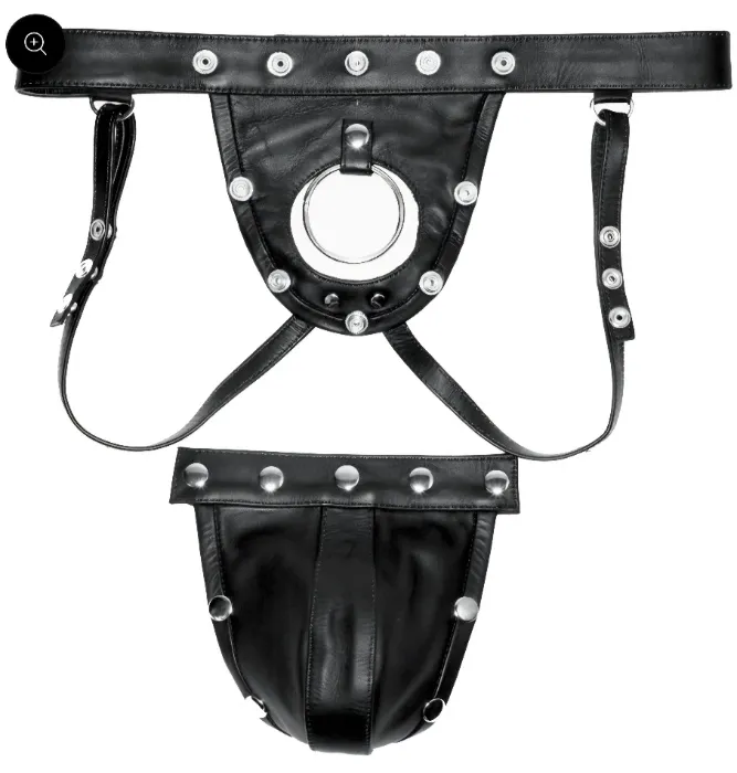 Leather Harness Jock Strap