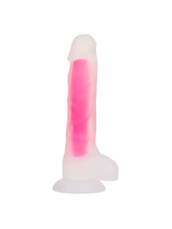 BOOM silikónové dildo svietiace v tme ružové - EROS.SK Sexshop