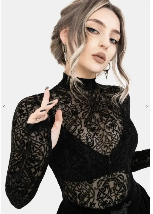 Disrupt Dragon Mesh Long Sleeved Top